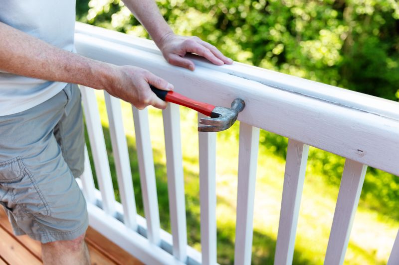 Wood Handrail Repair in Kansas City, KS
